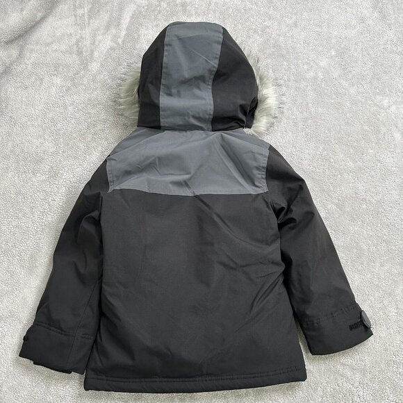 NWT Abercrombie & Fitch Boy's Snow Parka Zip Up Pockets Hood Sz 5 / 6 Black $130 - Picture 5 of 15